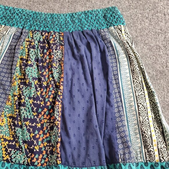 Y2K Confess Skirt Adult Women's Small Floral Patchwork Print 2000s Bratz Style - Picture 4 of 7